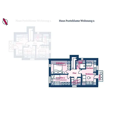 Apartament Haus Pusteblume 2